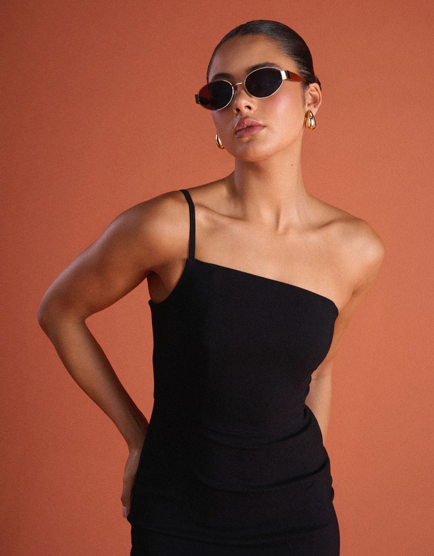 Azzurielle - Simona Gold Frame Sunglasses