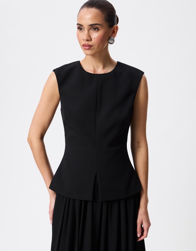 Tussah - Philippa Sleeveless Sheer Skirt Maxi Dress