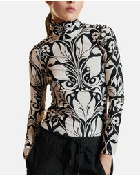 Cynthia Rowley - Turtle Neck Lycra Top