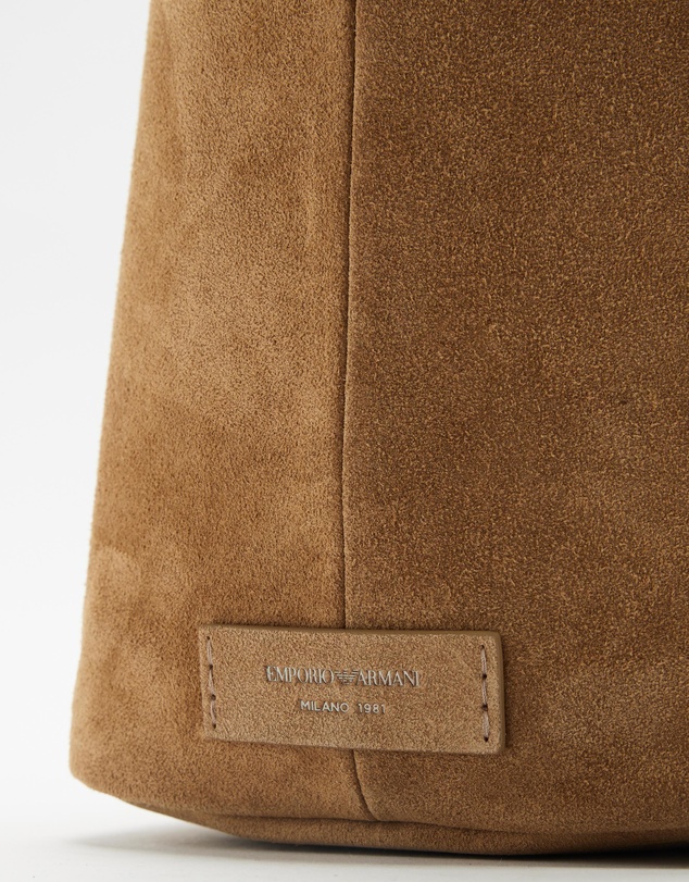 Emporio Armani - Hobo Xl Crosta Sfoderata - Hobo Xl Unlined Suede