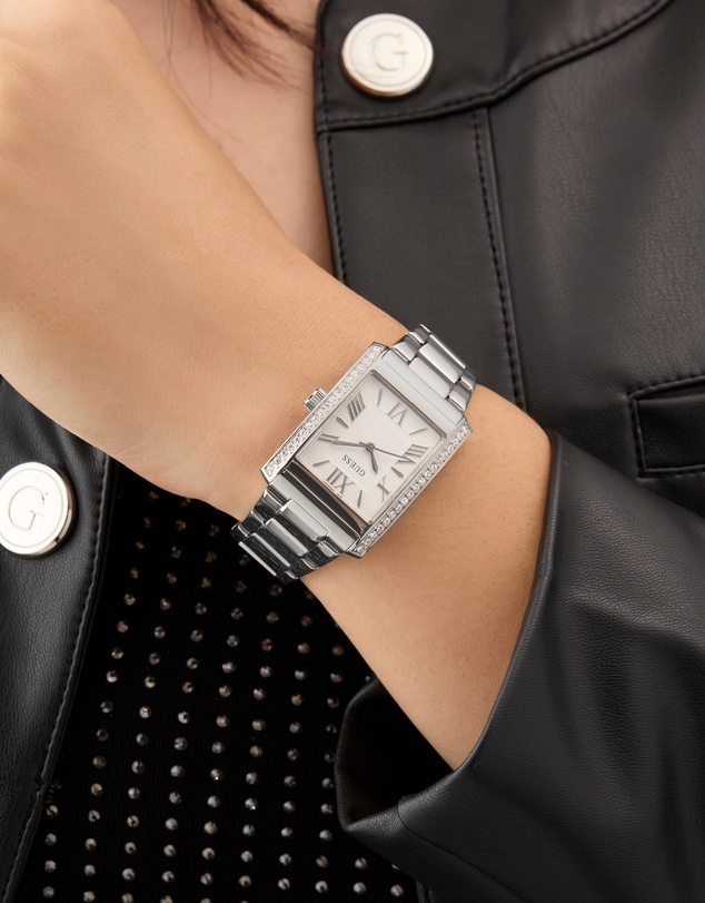 GUESS - Guess Ladies Silver Tone 27mm Analogue Watch