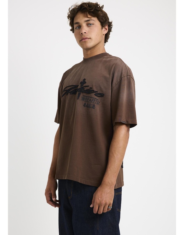 Black Noise White Rain - Cursive T-Shirt