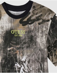 GUESS - Urban City Print Oversize T-Shirt