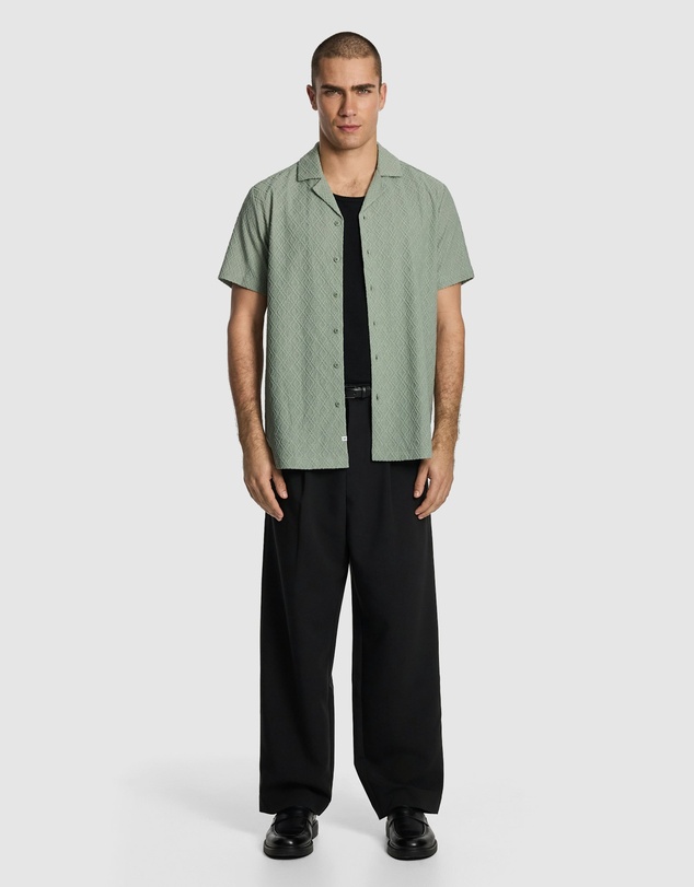 yd. - Murdock Textured Shirt