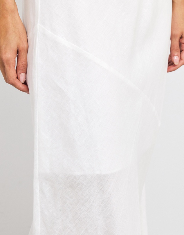 AERE - Zella Linen Maxi Skirt