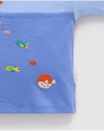 Purebaby - Ocean Relaxed Tee -Kids-Babies