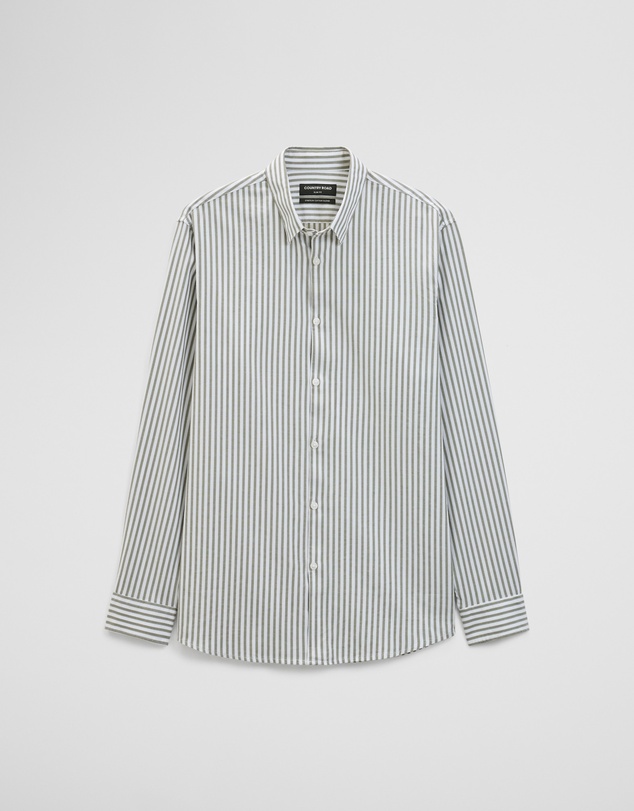 Country Road - Slim Fit Cotton Stripe Shirt
