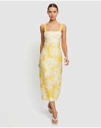 KIVARI - Soraya Tie Back Midi Dress