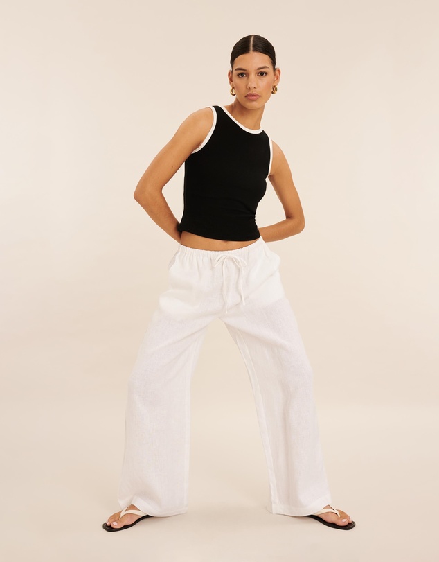 AERE - Marleigh Linen Relaxed Pants
