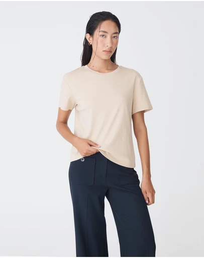 Forcast - May Relaxed Cotton T-shirt