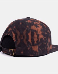 Fallen Footwear - Fallen Footwear Claw Hat Flat Visor 3D EVA Embroidery - Black Orange
