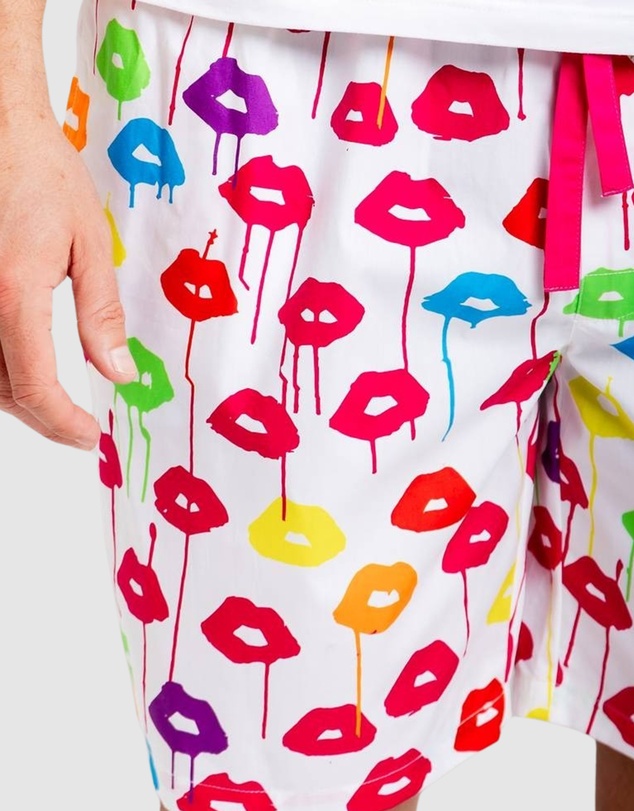 Sant And Abel - Men's Drawbertson Drippy Lips Sleep Shorts