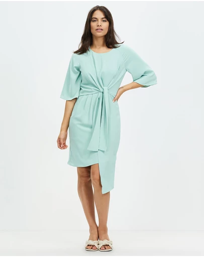 Honey and Beau - Don't Be Shy Tie Dress