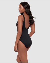 Miraclesuit Swimwear  - Costa D'Oro Temptress Plunge Neck Shaping Swimsuit