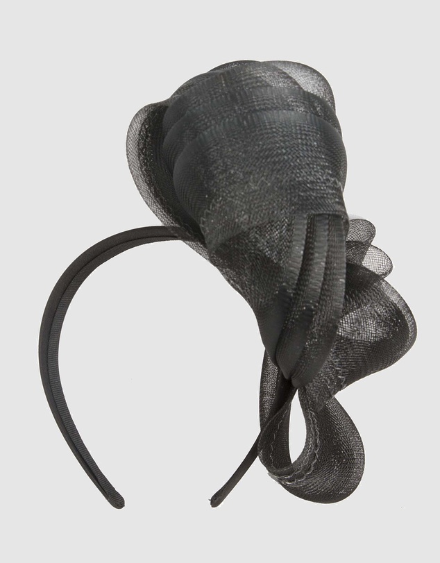 Fillies Collection - Bespoke Black Racing Fascinator
