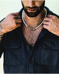 Haze & Glory - ICONIC EXCLUSIVE - Necklace Organic Pearl 925 Sterling Silver
