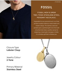 Fossil - Drew Two Tone Necklace