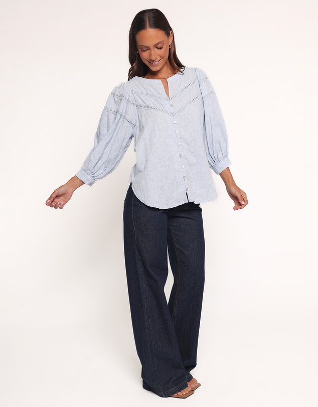 Petal & Pup - Merida Top - Blue