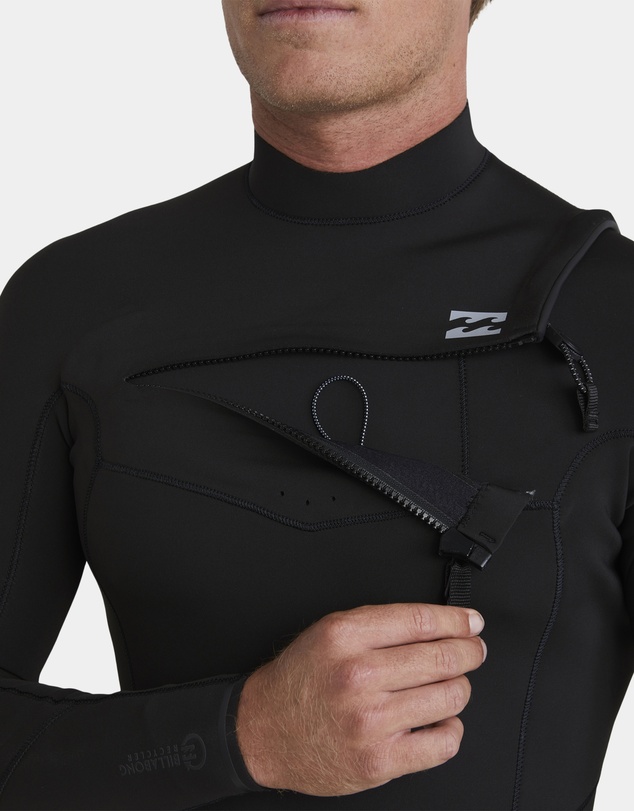 Billabong - Mens 2/2mm Revolution Natural Chest Zip Long Sleeve Springsuit