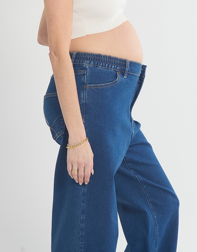 Soon Maternity - Relaxed Wide Leg Jeans