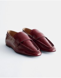 & Other Stories - Square-Toe Leather Loafers