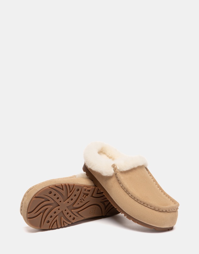 EVERAU - EverAU Ugg Creago Cow Suede Upper Loafer Oxfords Flats