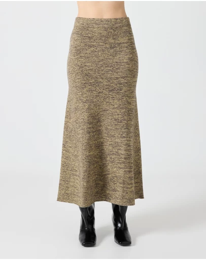 Third Form - Melange Knit Skirt