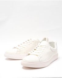 3 Wise Men - 3 Wise Men Nicks White Leather Sneaker