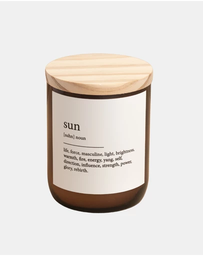 The Commonfolk Collective - Sun ~ Dictionary Meaning Candle