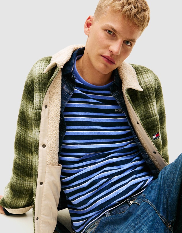 Tommy Jeans - Check Teddy Overshirt
