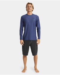 Billabong - Mens Shoreline Loose Fit Long Sleeve Rash Vest