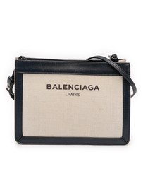 Pre-Loved by Azura Reborn - Pre-Loved Canvas Navy Pochette Crossbody