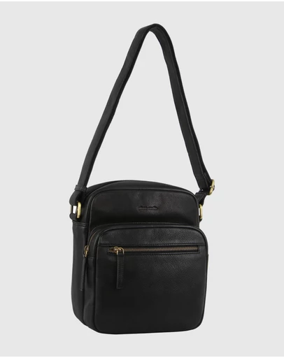 Pierre Cardin - Leather Cross-Body Organiser Bag