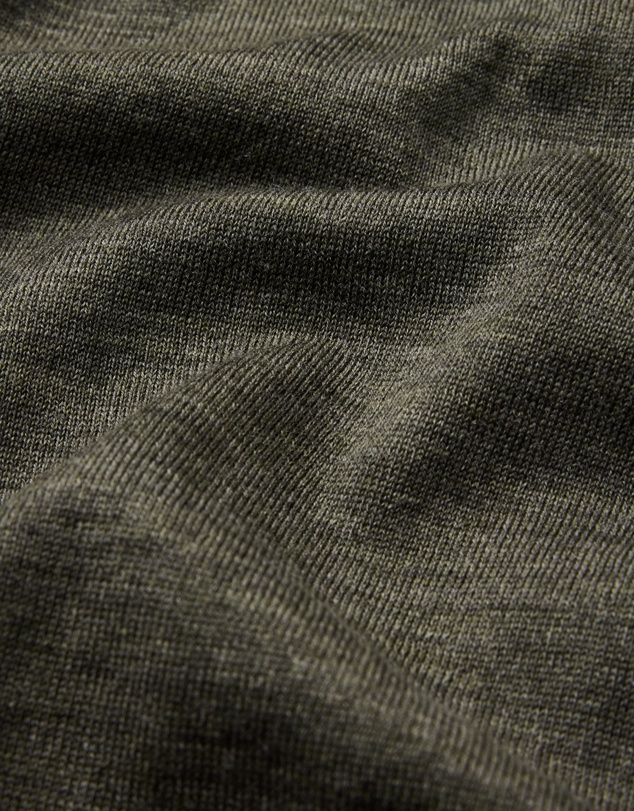 Calibre - Merino Wool Polo Khaki