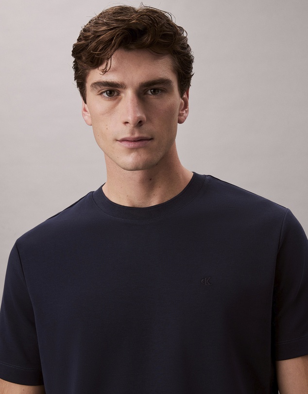 Calvin Klein - Embroidered Monogram Logo T-Shirt