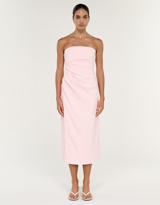 Staple the Label - Avella Strapless Midi Dress