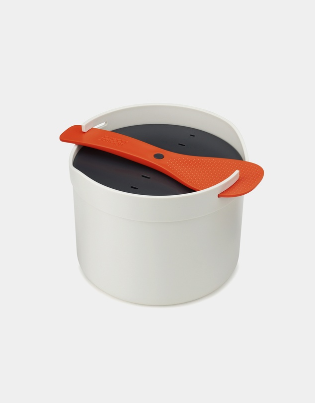 Joseph Joseph - M-Cuisine™ Microwave Rice and Grain Cooker (Stone/Orange)