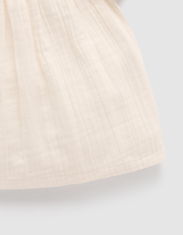 Purebaby - Embroidered Dress-Kids-Babies
