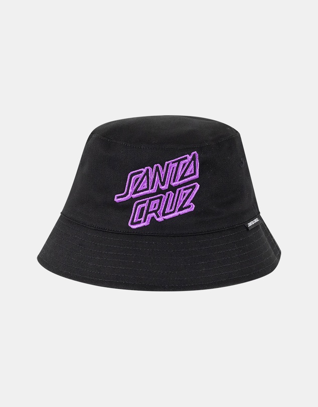 Santa Cruz - Strange Check Dot Reversible Bucket Hat - Kids-Teens