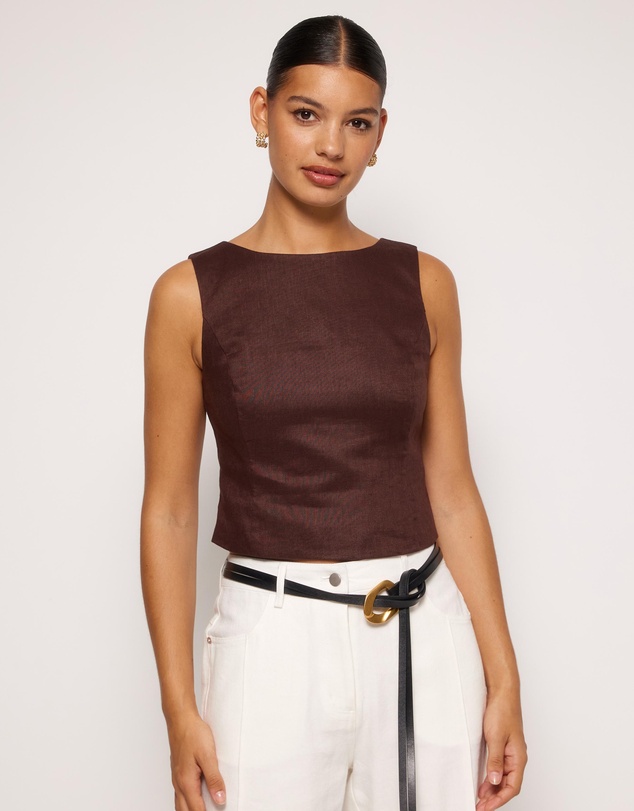 AERE - Thea Linen Tank