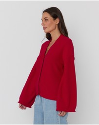 ALEXANDRA - Dante Cardigan Red