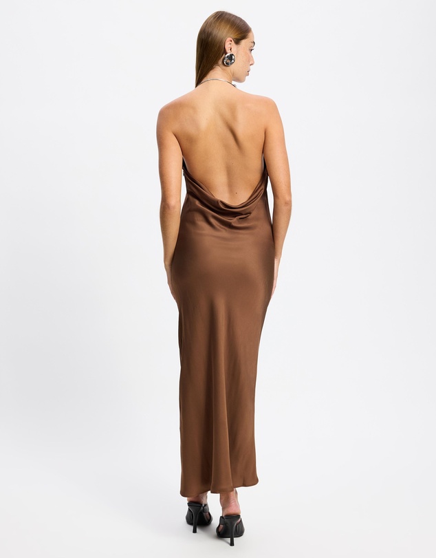 & Other Stories - Draped Satin Maxi Dress