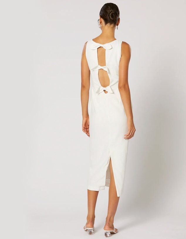 Winona - Siesta Midi Dress White