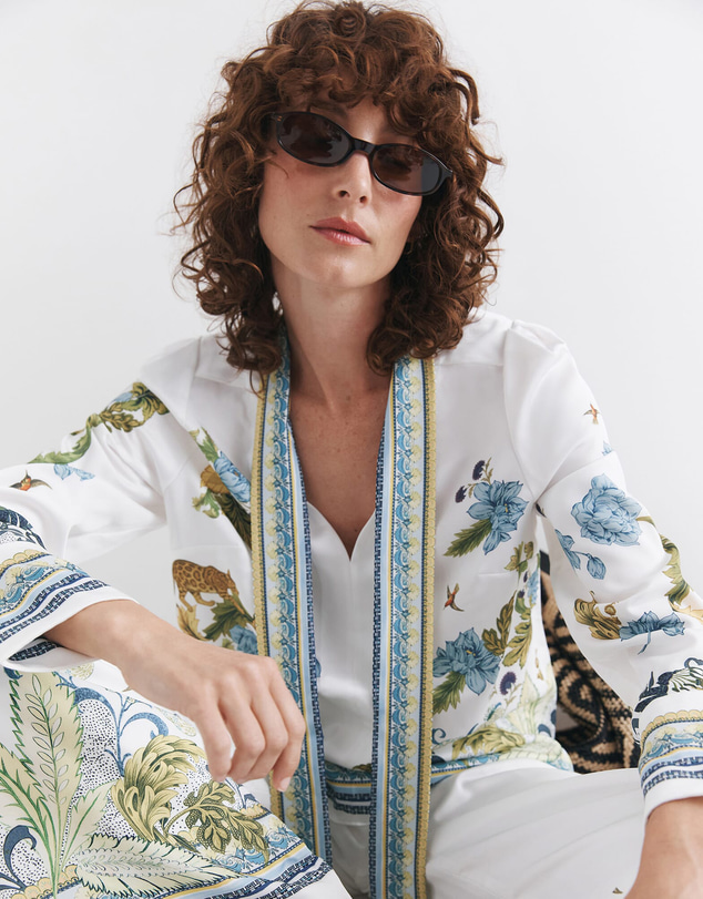 SABA - Liora Tie Neck Blouse