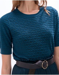 Marcs - Shimmer Flames Knit Top