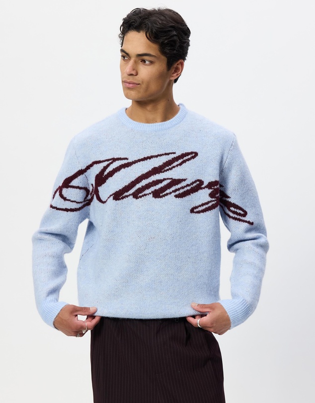 X-Large - Script Knit Sweater