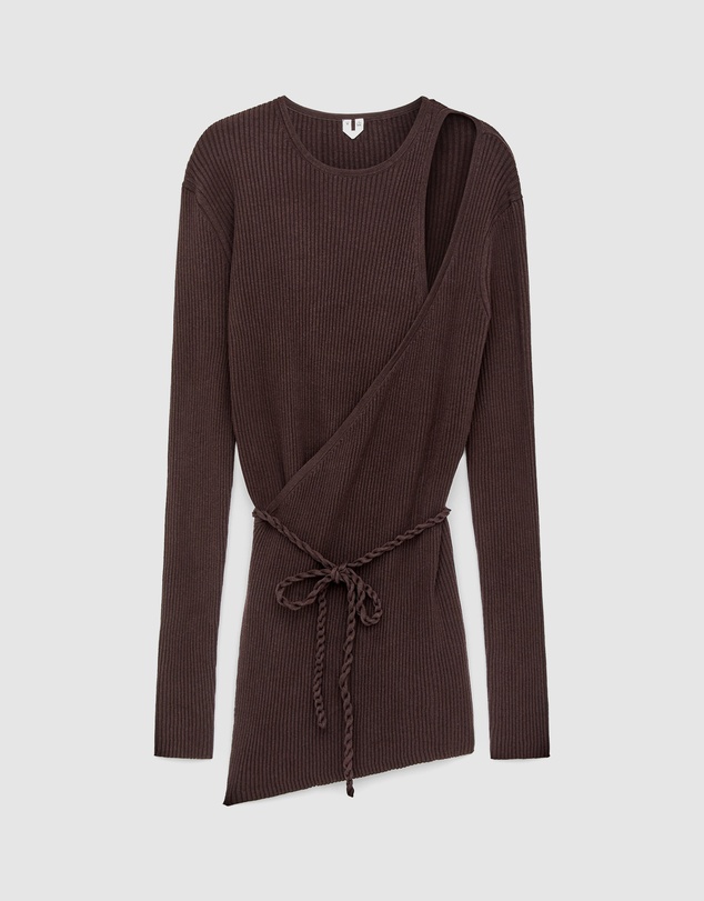 ARKET - Ribbed Wrap Top