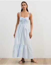 Atmos&Here - Andy Cotton Poplin Midi Dress