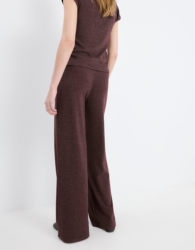 M.N.G - Knitted Trousers With Elastic Waistband