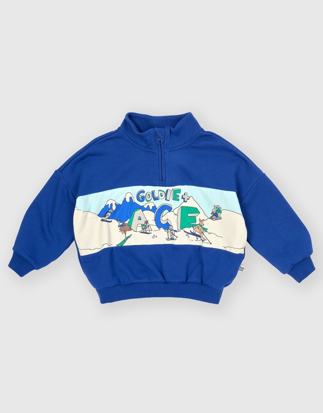 Goldie + Ace - Alpine Quarter Zip Sweater - Babies-Kids